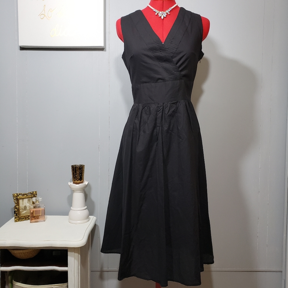 NWT Black V-Neck Dress